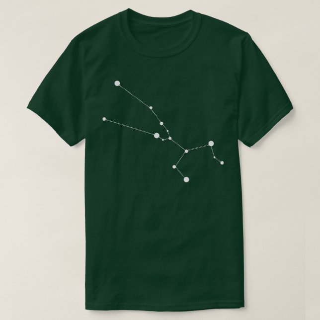 Camiseta Cópia TSirt Clássica da constelação Taurus (Frente do Design)