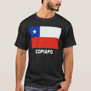 Camiseta Copiapo Republica Chile Sinalizador Emblem Bandera