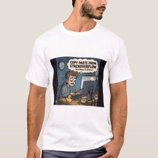 Camiseta Copiar e Colar do StackOverflow - T Programador Di