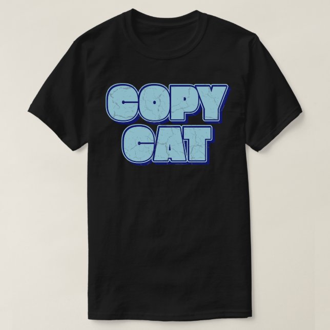 Camiseta Copiar Gato (Frente do Design)