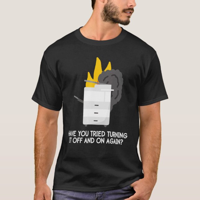 Camiseta Copiar Secretário de Memória do Máquina Adm. de Es (Frente)