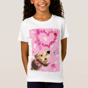 Camiseta Copo Com Fita Rosa - Amor -
