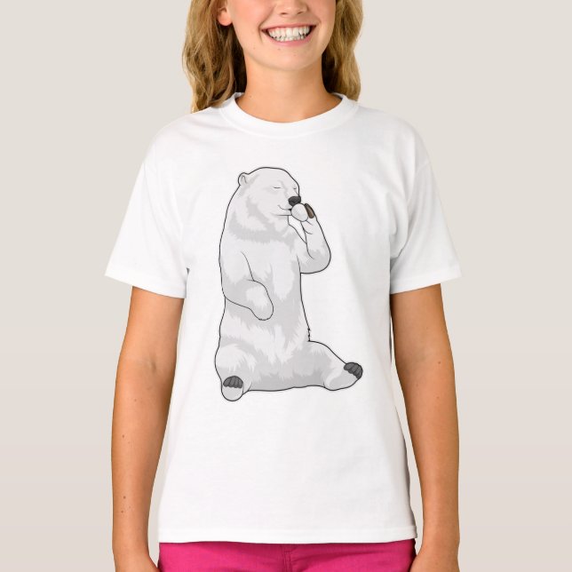 Camiseta Copo de Café de Urso Polar (Frente)