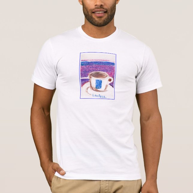 Camiseta copo de café do lavazza (Frente)