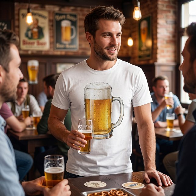 Camiseta Copo de Cerveja Fria Espumante Bebedor (Criador carregado)