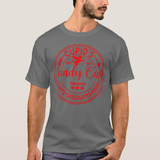 Camiseta Copo de Cupido Engraçado CandyCafe CoraçõesChocola