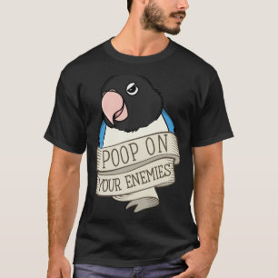 Camiseta Copo de Papagaio Nos Seus Inimigos I Agapornis Mas