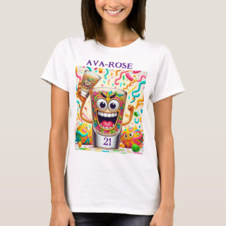 Camiseta Copo de Shot de Festa Rave – Diversão Vibrante