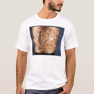 Camiseta Copo, descrevendo a captação de um touro selvage