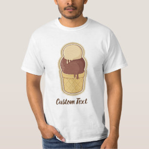 Camiseta Copo do sorvete de duas bolas