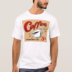 Camiseta Copo sem fundo do café