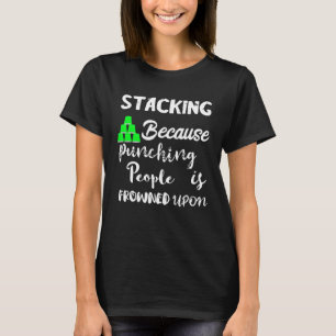 Camiseta Copos de Empilhamento Rápido Empilhamento Esportiv