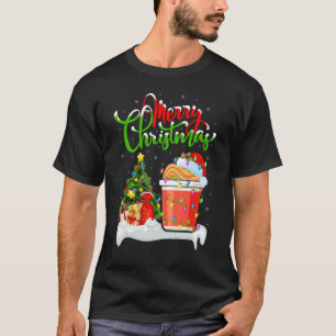 Camiseta Copos de Macarrão Comida Decoração de Natal Copo