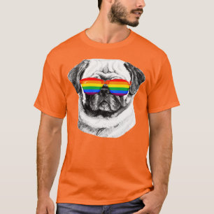 Camiseta Copos de sol de Pug Pride