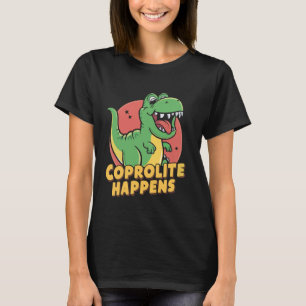 Camiseta Coprólitos Fósseis Dinossauros Pulsos Fezes Fossil