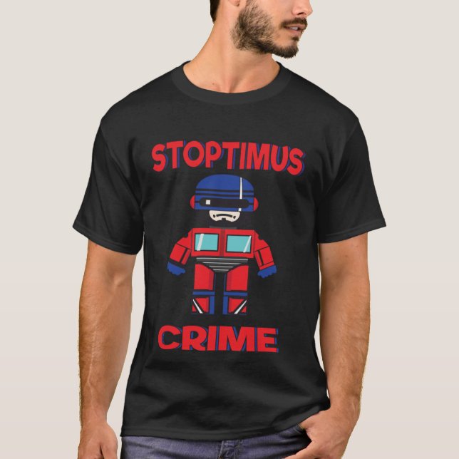 Camiseta Cops and Robots mash up (Frente)