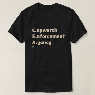 CAMISETA "COPWATCH ENFORCECE AGENCY"