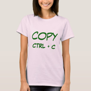 Camiseta copy, CTRL + C
