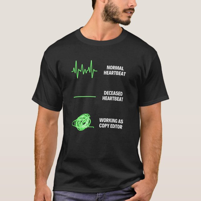 Camiseta Copy Editor Worker Funny Copy Editor Jobs Premium (Frente)