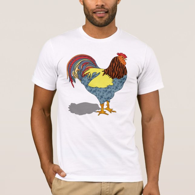 Camiseta Coq acolchoado francês (Frente)