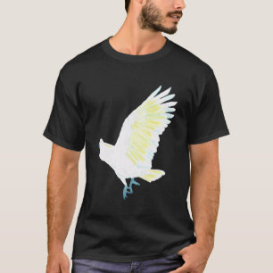 Camiseta Coquatoo Amarelo Pintado com Enxofre Papagaio P