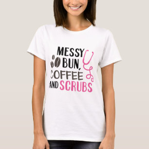 Camiseta Coque Desgrenhado, Café e Esfoliante