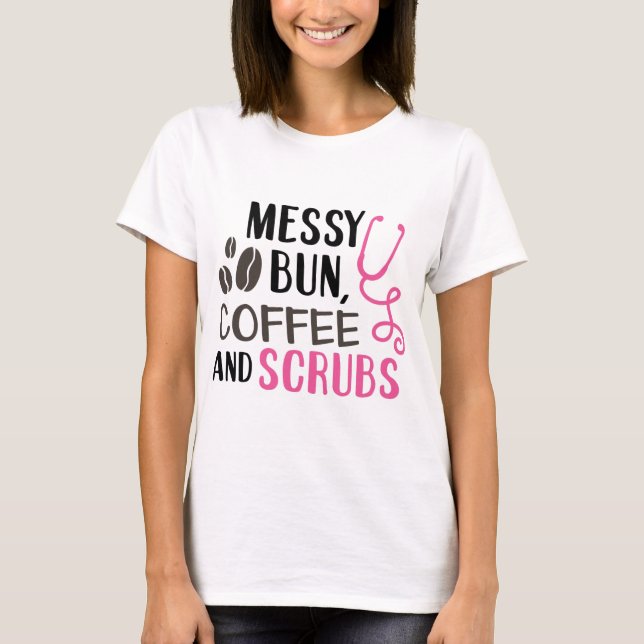 Camiseta Coque Desgrenhado, Café e Esfoliante (Frente)