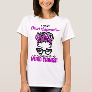 Camiseta Coque Desgrenhado Eu Tenho Malformação De Chiari