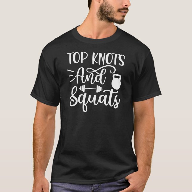 Camiseta Coques Superiores e Agachamentos (Frente)