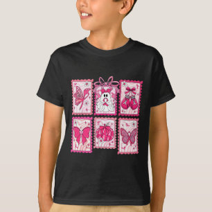 Camiseta Coquete de Arco Fantasma Cor-de-rosa para Consciên
