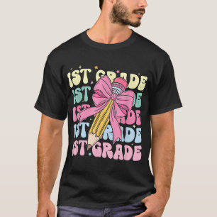 Camiseta Coquete De Lápis De Primeiro Grau Do Primeiro Dia