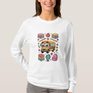 Camiseta Coquete de Volta às Aulas Professora Jardim de Inf