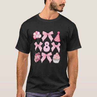 Camiseta Coquetê Festa de aniversário 8 anos
