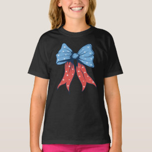 Camiseta Coquete Patriótica 4 de Julho Bandeira Americana E