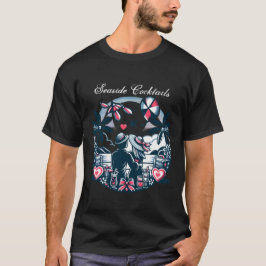 Camiseta Coquetéis à Beira-Mar para Jantar