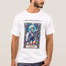 Coquetéis Dead Serious Tarot Barman Esqueleto
