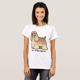Camiseta coquetel americano spaniel