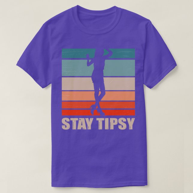Camiseta Coquetel do Barman Tipsy Pun 4 (Frente do Design)