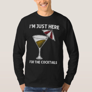 Camiseta Coquetel Legal Para Homens Mulheres Bebida Alcoóli