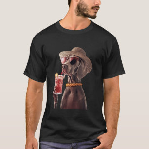 Camiseta Coquetel Weimaraner
