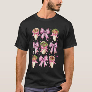 Camiseta Coquette Bow Burritos Comida Mexicana Garota Mãe R