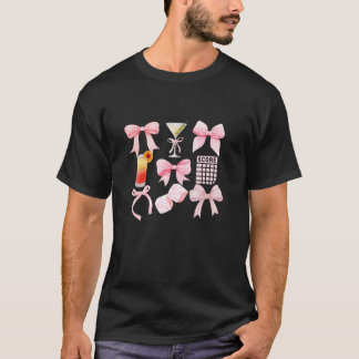 Camiseta Coquette Bunco Squad Pink Ribbon Arcos Dice Game C