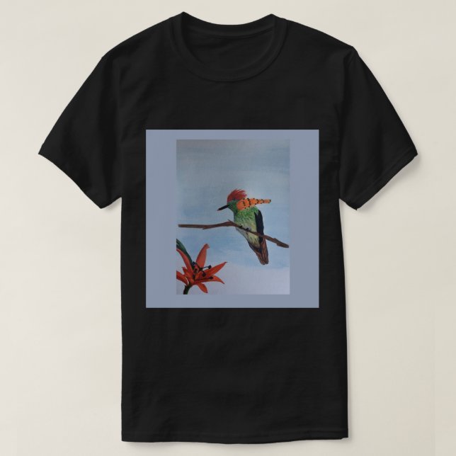 Camiseta Coquette Chiffon Tufado Superior (Frente do Design)