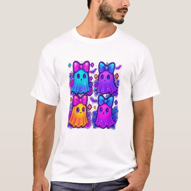 Camiseta Coquette Iridescent Halloween (Frente)