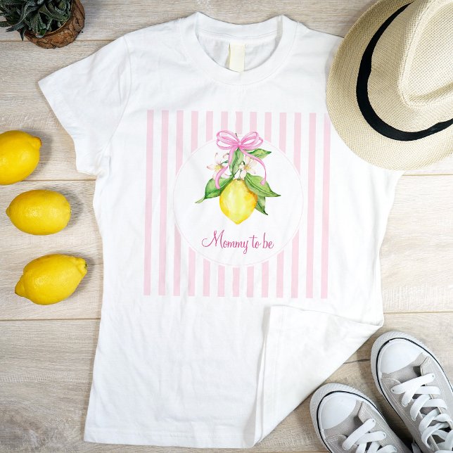 Camiseta Coquette Limão Rosa Mamãe para ser (Criador carregado)
