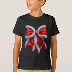 Camiseta Coquette Red Arco Para Natal Papai Noel Xmas Bo