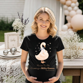 Camiseta Coquette Silly Goose Blue Mommy-to-Be, Pregnancy 
