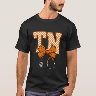 Camiseta Coquette Tennessee Estetoscópio Laço Xadrez Tenne