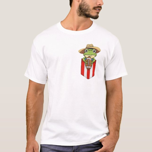 Camiseta Coqui Frog Puerto Rico Football Boricua Hispanic (Frente)