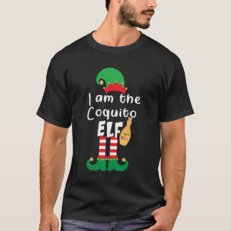 Camiseta Coquito Elf Engraçado Porto Rico Correspondendo ao
